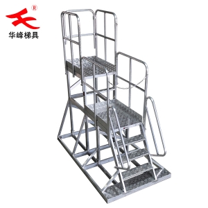 铝合金定制登高车双层平台