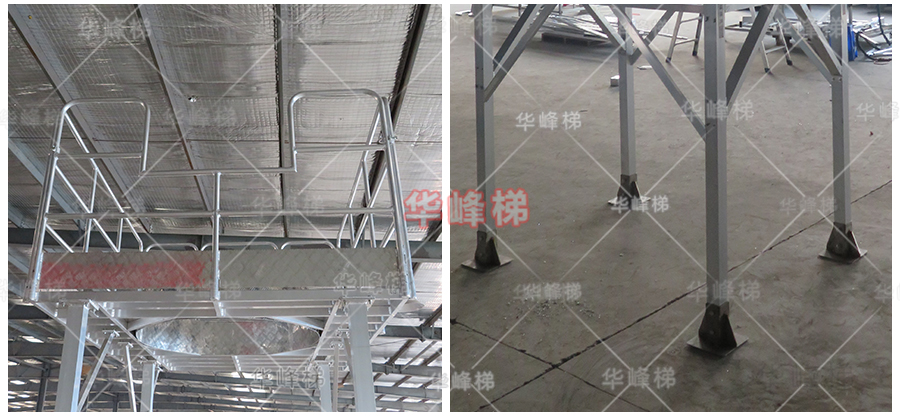 深圳客户按需定制铝合金登高维修梯一台